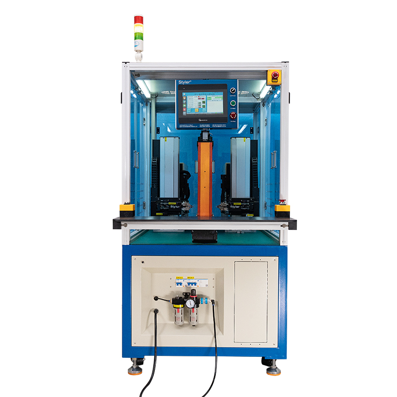 Double-head horizontal automatic spot welding equipment